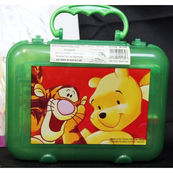 Disney Winnie the Pooh Coloring Sheets Activity Kit Pencil Case Marker Stamps - Picture 7 of 11